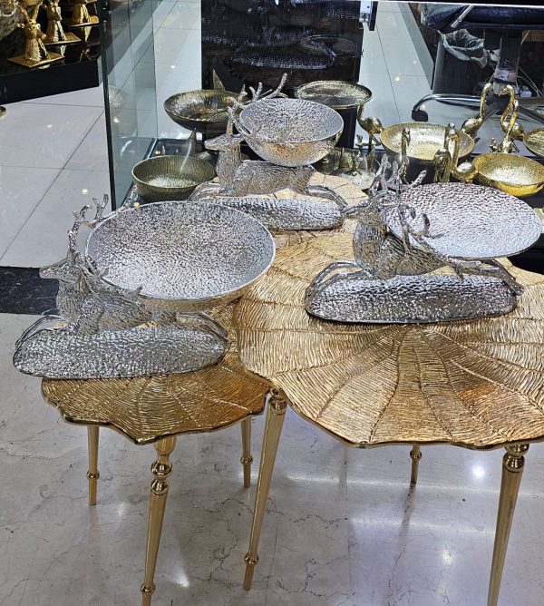 ست سه عددی ظروف طرح گوزن